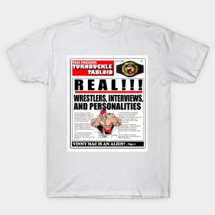 Turnbuckle Tabloid Comic News T-Shirt